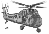 UH-34 Dog; by Mike Leahy